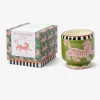 Adopo Tiger Ceramic Candle - Black Cedar & Fig