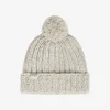 Alpine Lambswool Bobble Hat - Natural