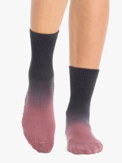 Aria Grip Socks - Wine Ombre