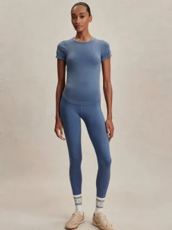 Casper Seamless Tee - Bijou Blue