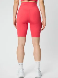 Compressive High-Rise Bike Shorts - Geranium