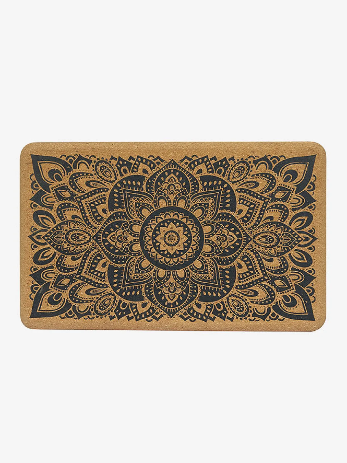 Cork Brick - Mandala Black