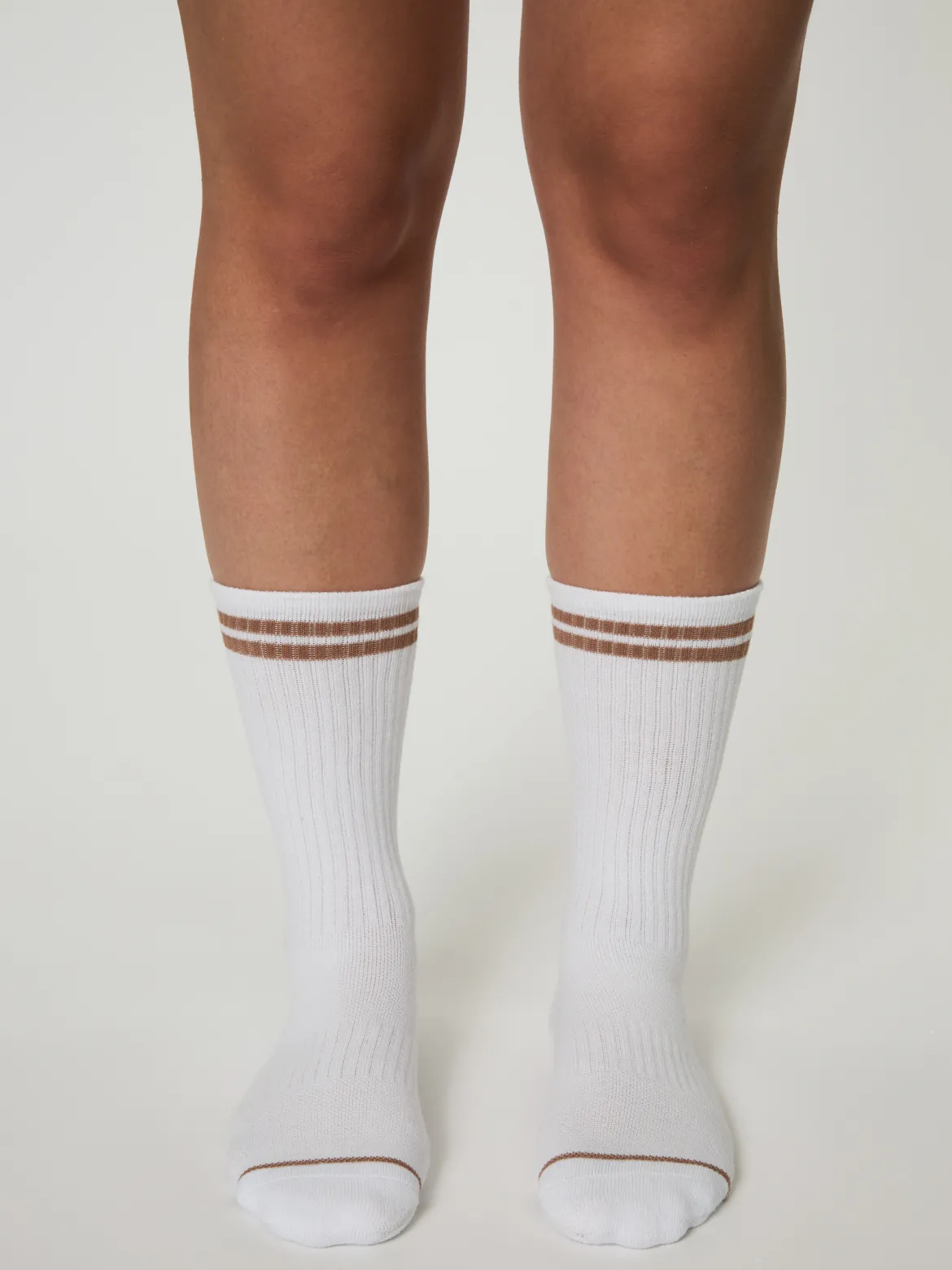 Crew Socks - Brownie Striped