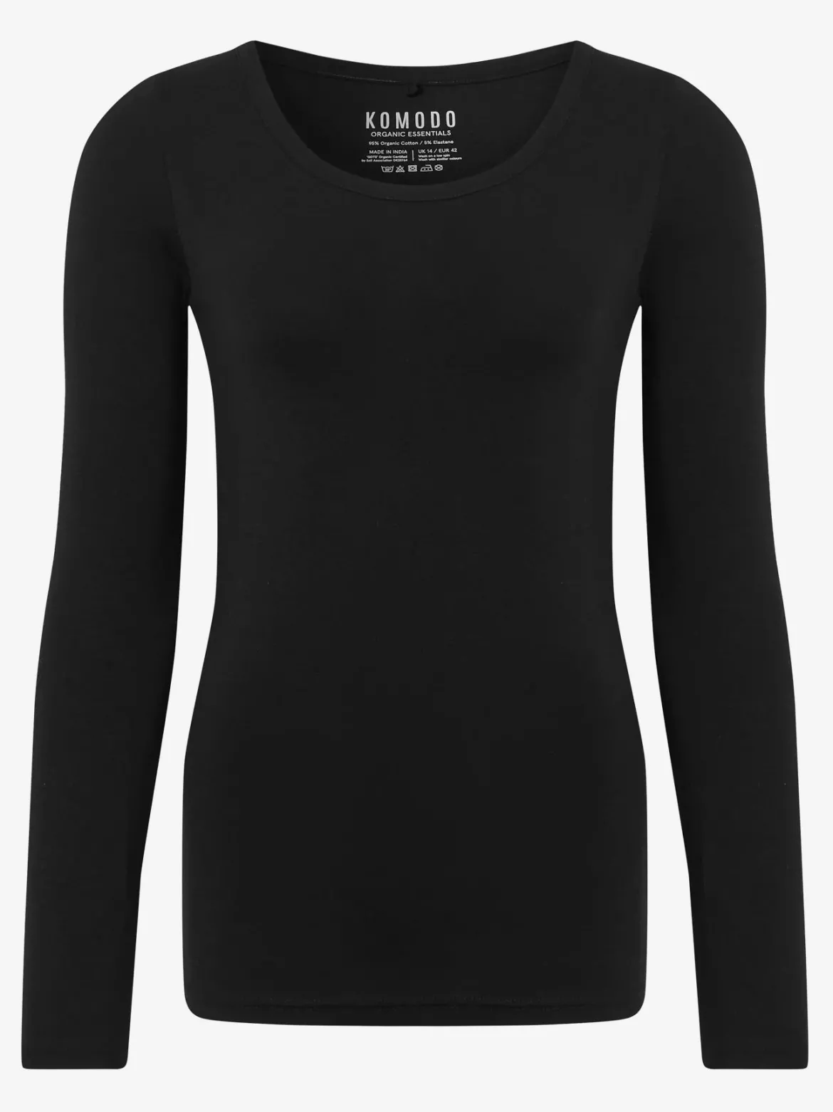 Darcey Long Sleeved Top - Black