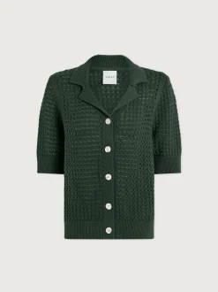 Ellie Knit Shirt - Cilantro
