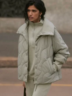 Fabia Quilted Jacket - Shadow