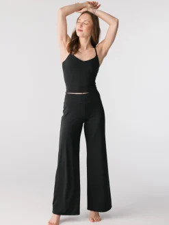 Float Ballet V-Neck Tank - Black
