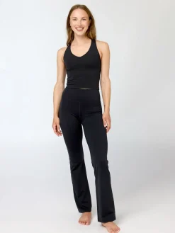 Float Groove Flare Legging - Black