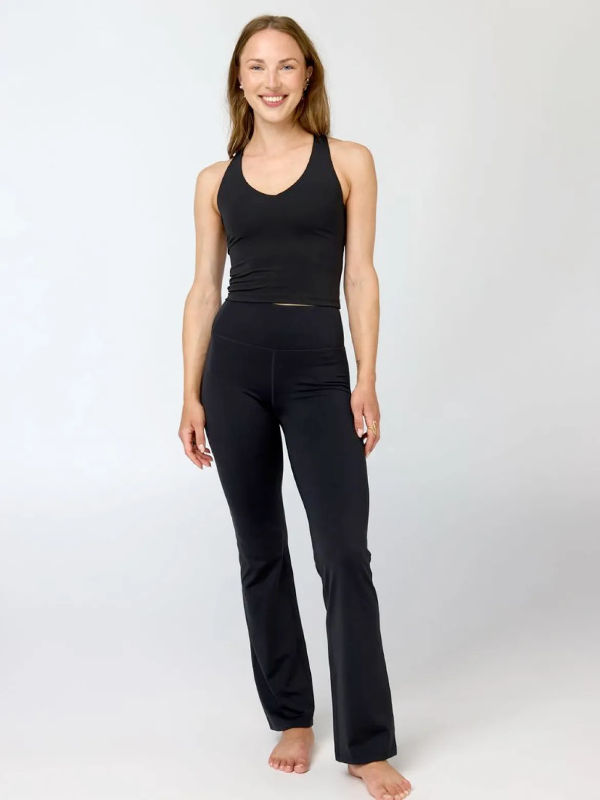 Float Groove Flare Legging - Black