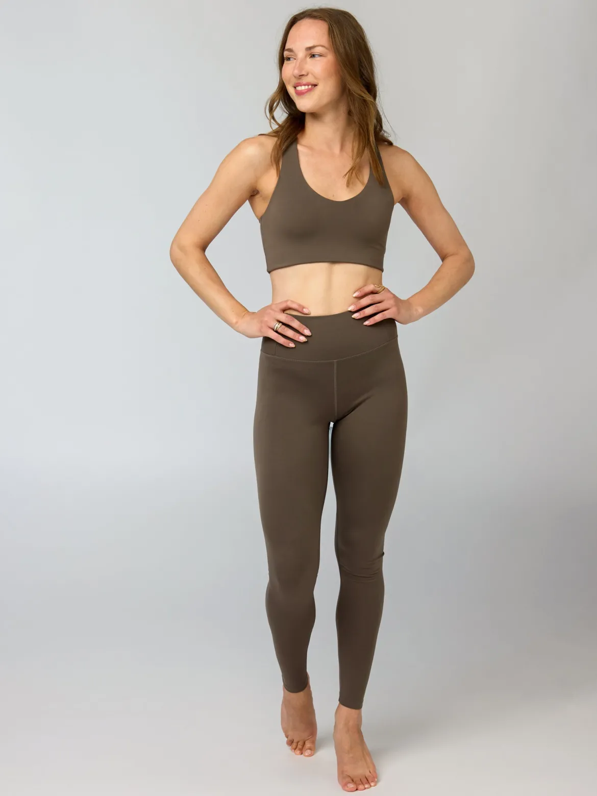 Float High Rise Legging - Mink