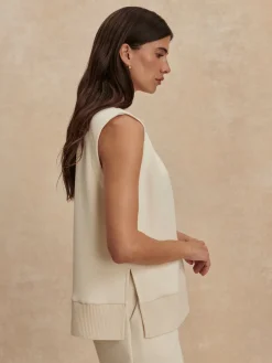 Freida V Neck Tank - Pristine