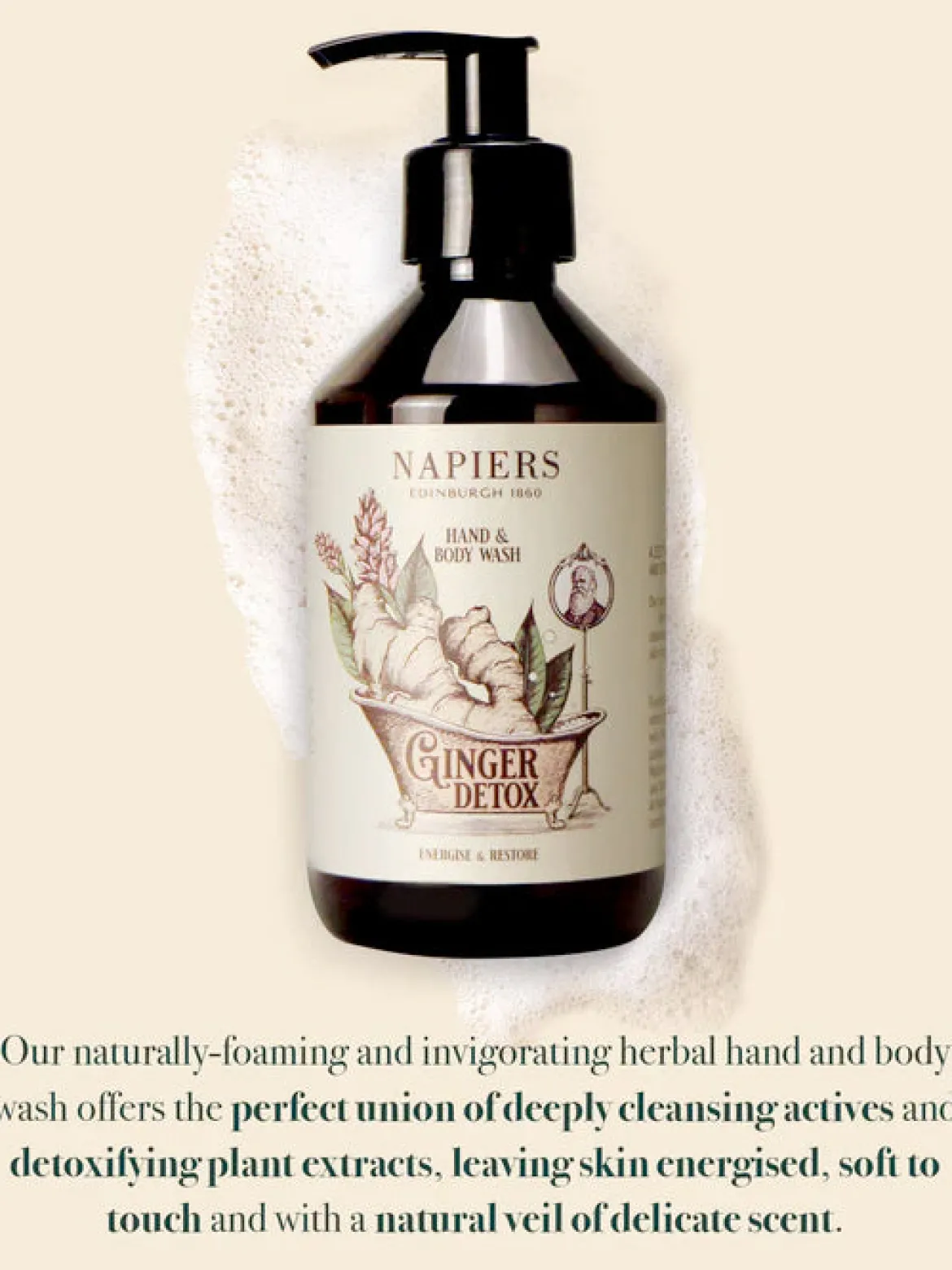 Hand and Body Wash 300ml - Ginger Detox