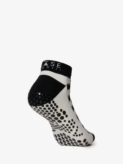 Low Rise Grip Socks - Checkers