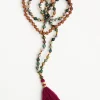 Mala Bead Necklace - Indian Agate