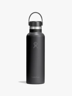 621ml (21oz) Standard Mouth with Flex Cap - Black