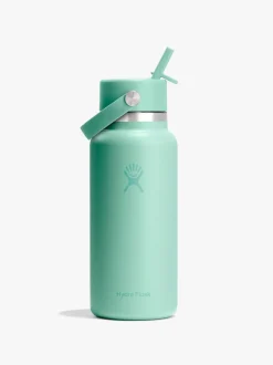 946ml (32oz) Wide Mouth Flex Straw Bottle - Mermaid Green