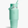 710ml (24oz) Wide Mouth Flex Straw Travel Bottle - Mermaid Green