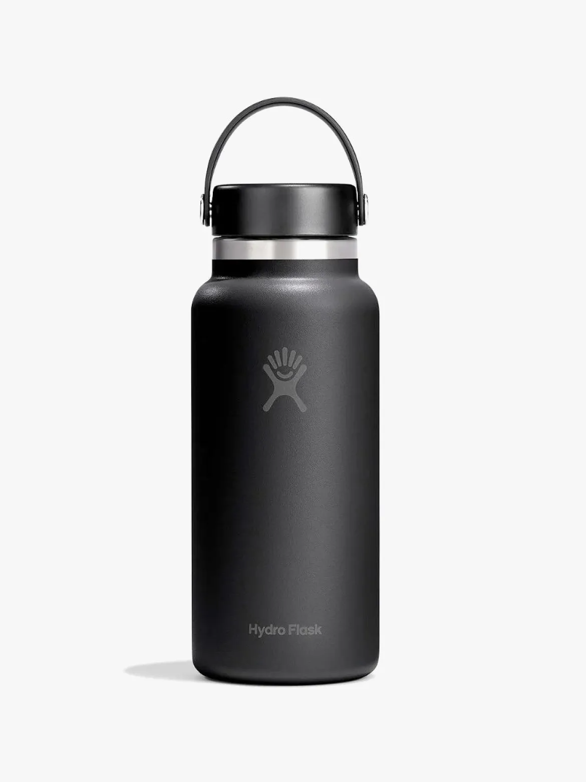 946ml (32oz) Wide Mouth with Flex Cap - Black