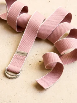 Organic Cotton Chambray D-ring Yoga Belt
