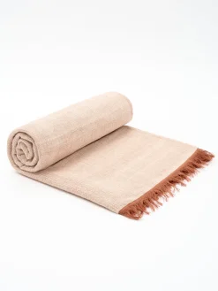 Organic Cotton Chambray Yoga Blanket