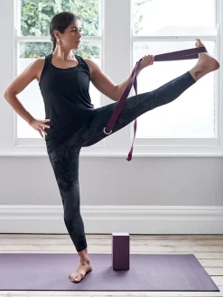 Organic Cotton D-ring Yoga Belt