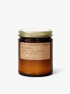 7.2oz Soy Candle - Teakwood & Tobacco