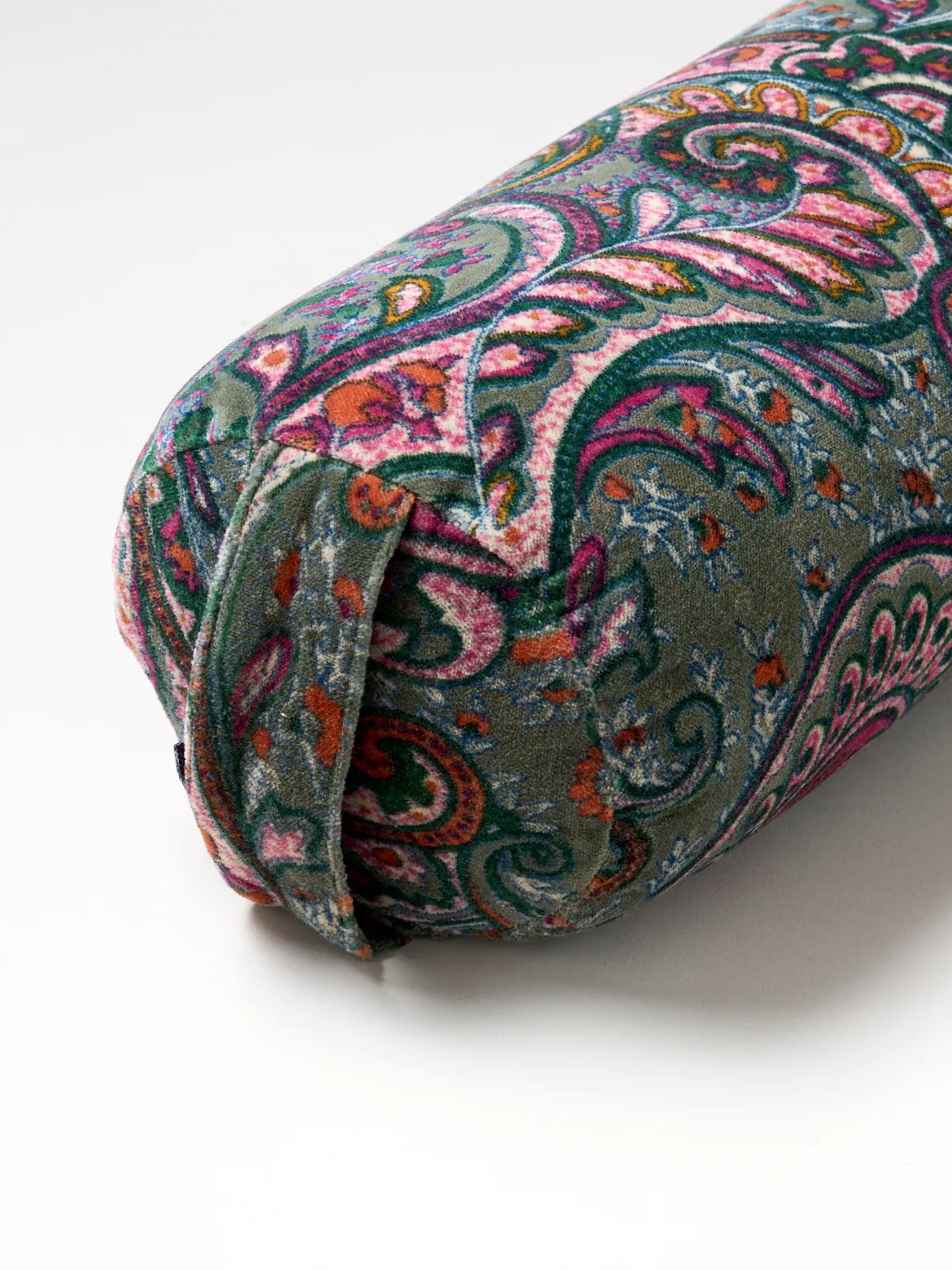 Paisley Velvet Mini Buckwheat Bolster