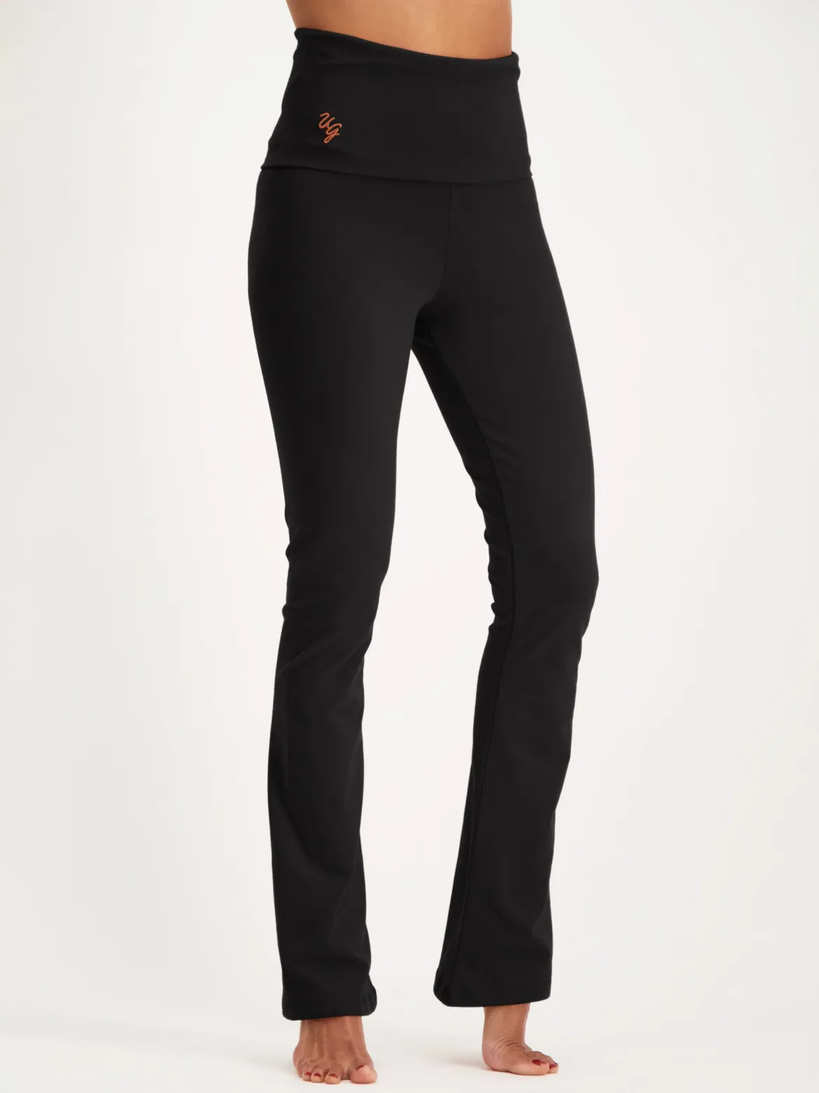 Pranafied Flared Yoga Pants - Onyx Black