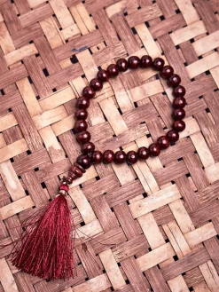 Rosewood Mala Beads Bracelet