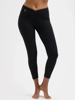 Sati 7/8 Yoga Leggings - Onyx Black