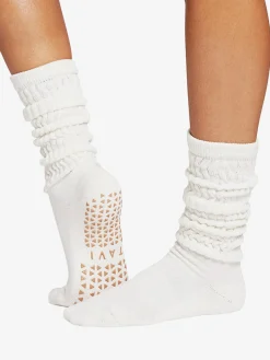 Stacy Grip Socks - Snow