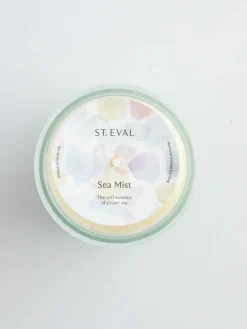 St Eval Beachcombing Glass Candle - Sea Mist