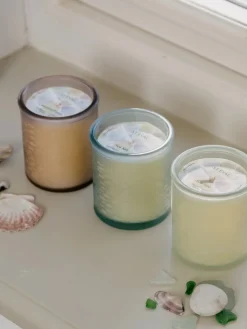 St Eval Beachcombing Glass Candle - Lavender Fields
