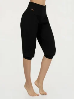 Sukha Capri Yoga Pants - Onyx Black