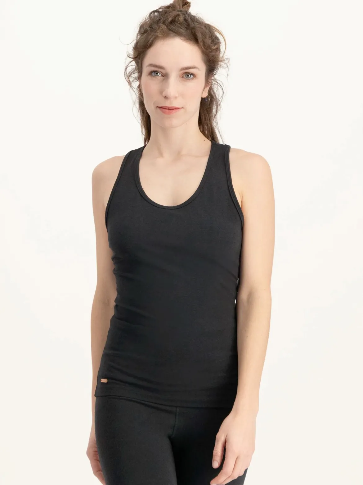Surya Yoga Tank - Onyx Black