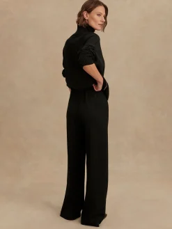 The Extra Wide Leg Pant 29.5 - Black