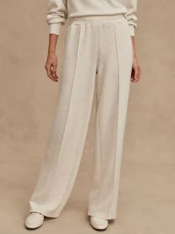 The Wide Leg Pant 30 - Ivory Marl