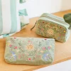 Velvet Makeup Bag - Olive Earth Goddess